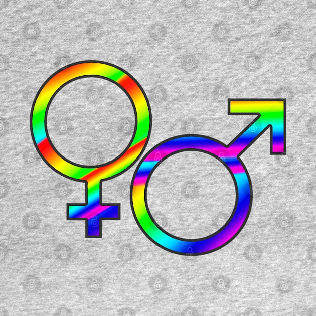 Rainbow male and Female symbols by dalyndigaital2@gmail.com